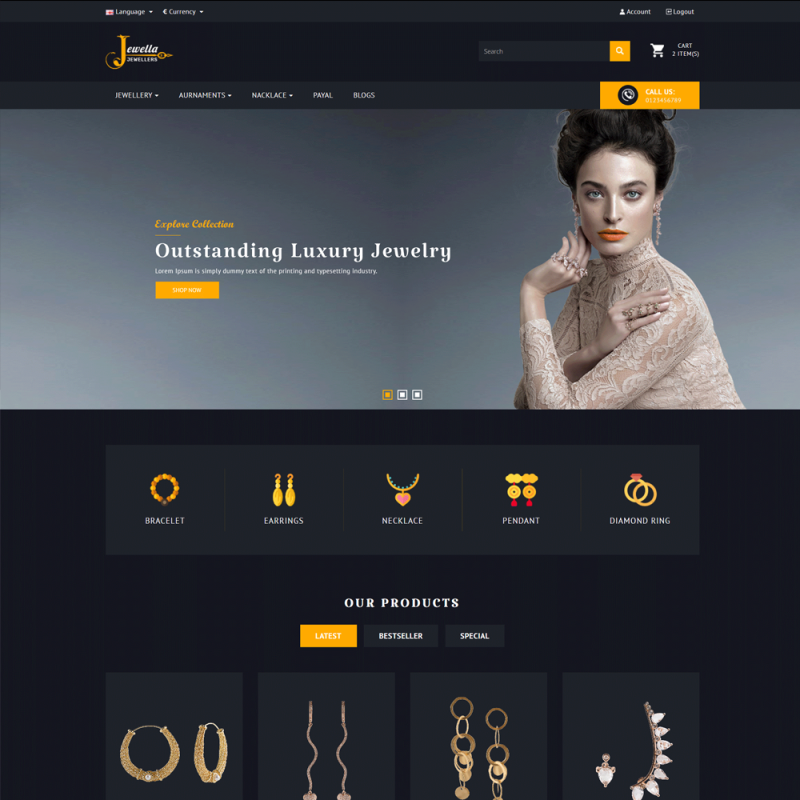 Jewella OpenCart Template