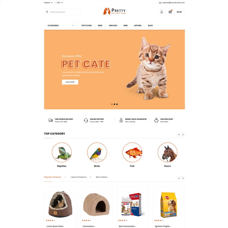 Pretty PrestaShop Theme