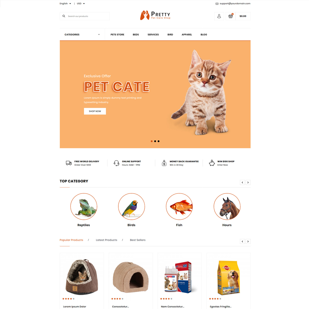 Pretty PrestaShop Theme