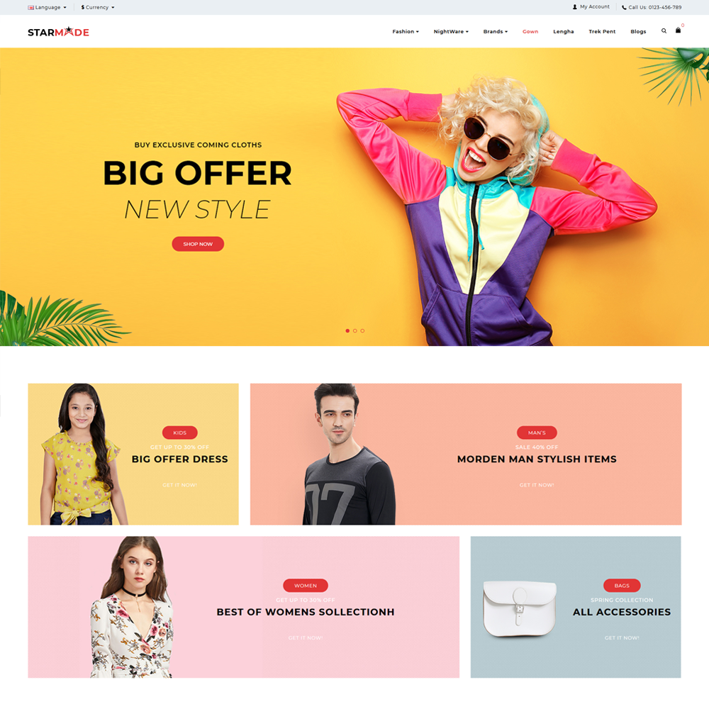 Starmode PrestaShop Theme